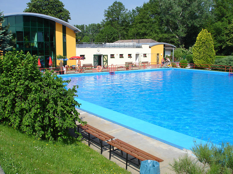 Das Rudolstädter Freibad.