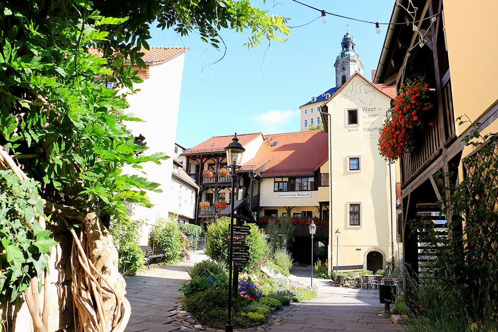 Sitz des Thüringer Theaterverbandes: Der Handwerkerhof in Rudolstadt.