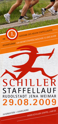 Neu erschienener Flyer zum Schiller-Staffel-Lauf 2009 
