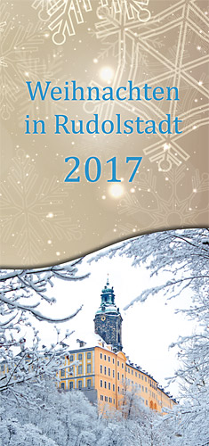 Faltblatt Weihnachten in Rudolstadt - Veranstaltungsvielfalt im Advent.