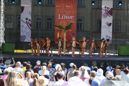 Die jeweils sonntags während des Altstadtfestes auftretenden Tanzgruppen sind auch für die Zuschauer ein abwechslungsreiches Erlebnis. Foto: Florian Pischel