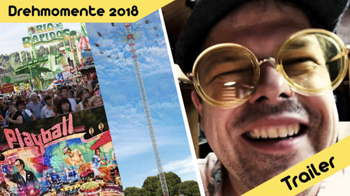 Ein origineller Trailer wirbt unter anderem auf der Website des Rudolstädter Vogelschießens für den Videoblog "Drehmomente", der täglich ab 17. August 2018 vom größten Thüringer Volksfest berichtet. Foto: Jonathan Wagner