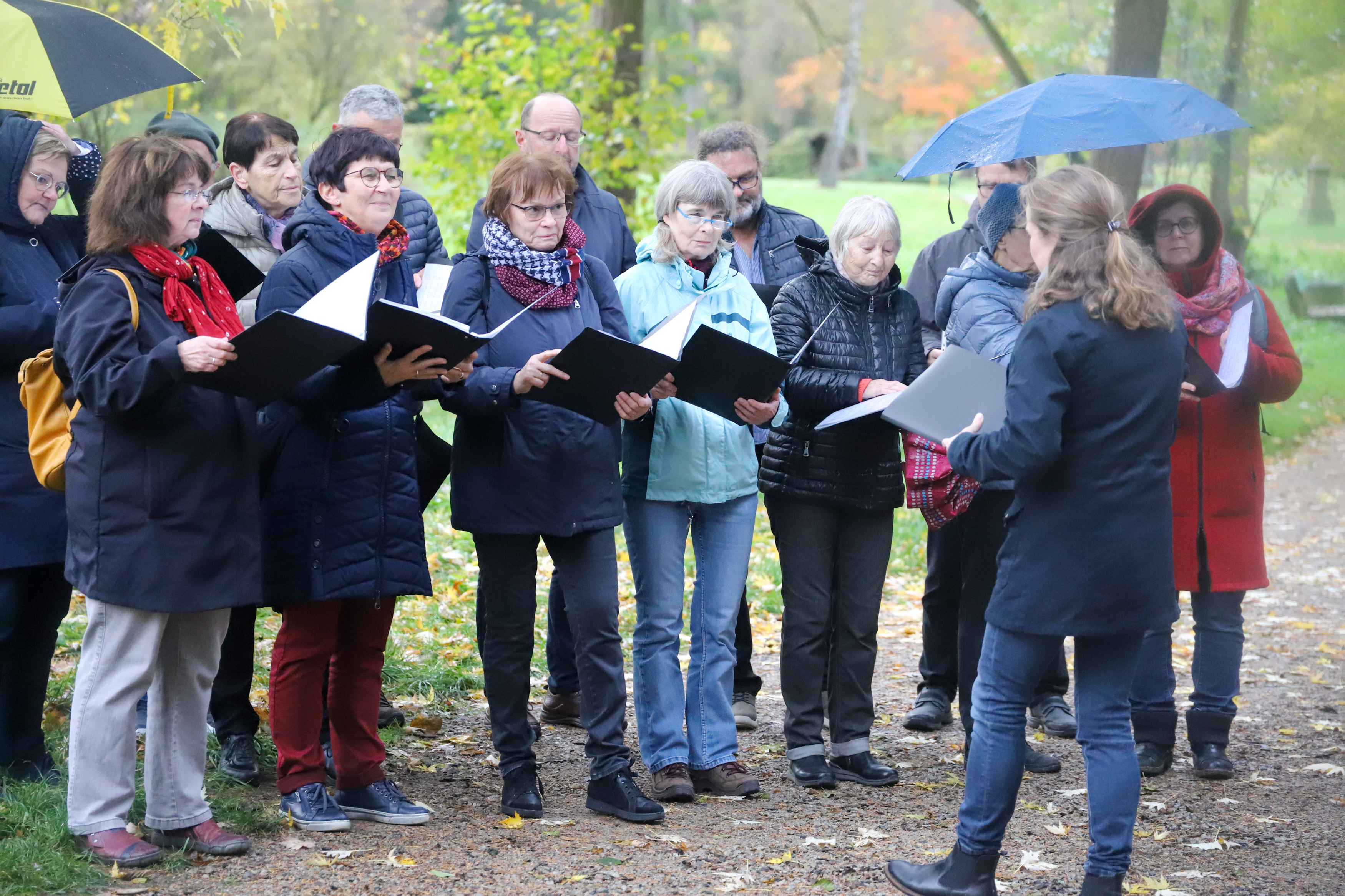 Der Rudolstädter Kammerchor unterstützte die Veranstaltung. Foto: Michael Wirkner Foto 5