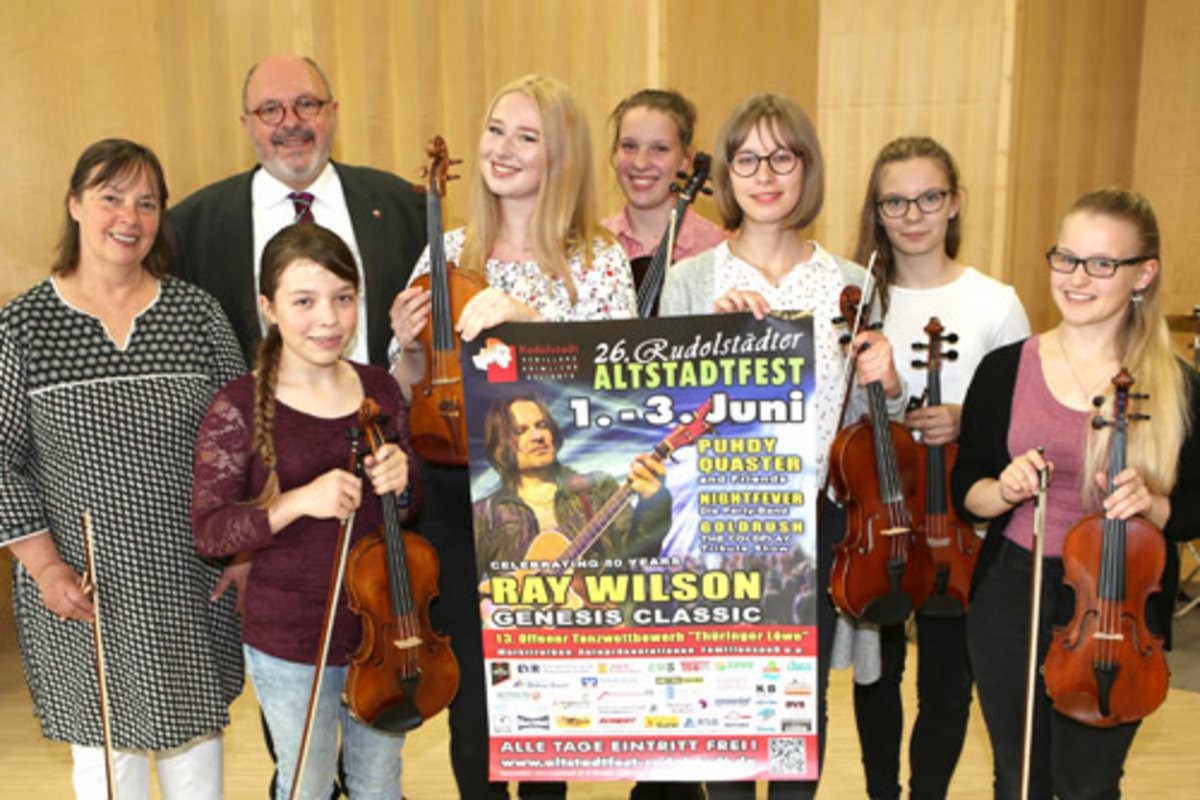 Proben in der Musikschule zum Auftritt während des 26. Altstadtfest. Foto: Andreas Dornheim