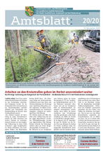 Amtsblatt 20/2020 vom 12. November 2020