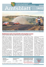 Amtsblatt 14/2022 vom 25.08.2022