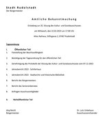 20. Sitzung am 22.02.2023