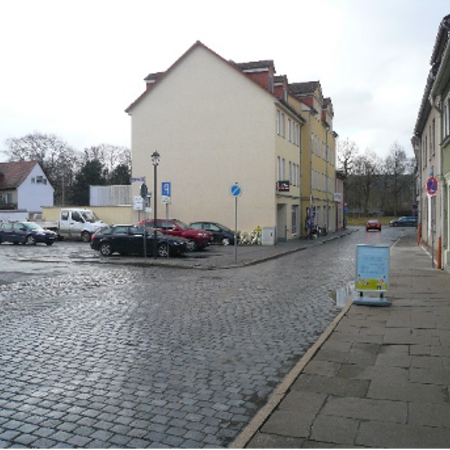 Freiligrathstraße - vor Beginn des Vorhabens