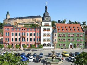 Stadtverwaltung und Bürgerservice im Rudolstädter Rathaus. Foto: Tom Demuth