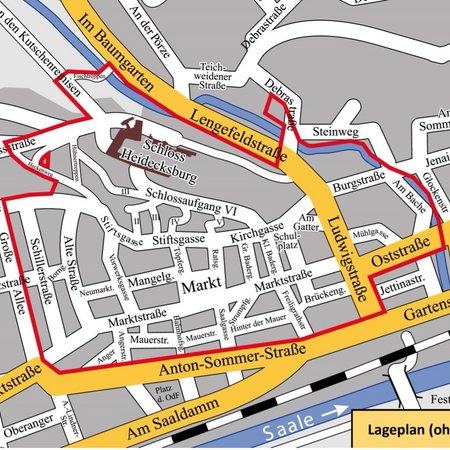 Abbrennverbotszone für Feuerwerkskörper, Lageplan (ohne Maßstab)