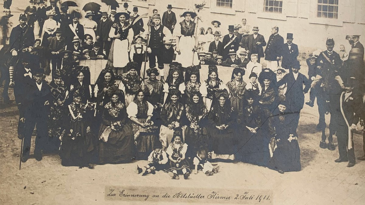 Ein Bild zur Erinnerung der Altstädter Kirmes vom 2. Juli 1911