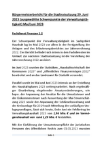 Bürgermeisterbericht Juni 2023