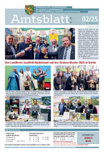 Amtsblatt 02/25 vom 03. Februar 2025