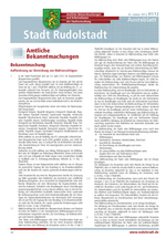 Amtsblatt 01/2012 vom 25. Januar 2012