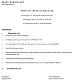 31. Sitzung am 17.01.2023