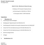 39. Sitzung am 31.08.2023