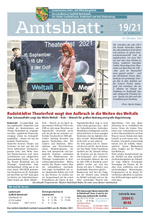 Amtsblatt 19/2021 vom 14. Oktober 2021