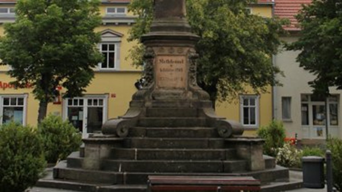 Das Albert Methfessel-Denkmal in Stadtilm. Foto: J. Meißner