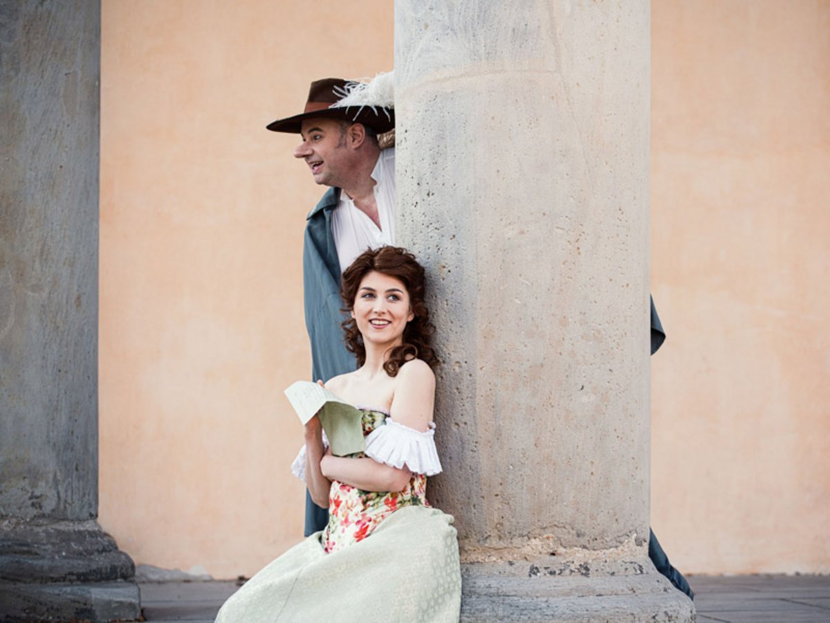 Sommertheater "Cyrano de Bergerac" auf der Heidecksburg. Foto: Lisa Stern