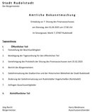 7. Sitzung am 01.04.2025 7. Sitzung am 01.04.2025