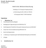 41. Sitzung am 09.11.2023