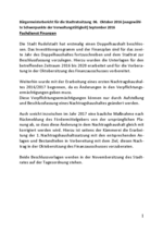 Bürgermeisterbericht Oktober 2016