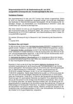 Bürgermeisterbericht Juni 2016