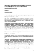 Bürgermeisterbericht Februar 2020