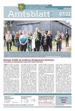 Amtsblatt 07/2022 vom 21.04.2022