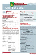 Amtsblatt 15/2012 vom 05. September 2012