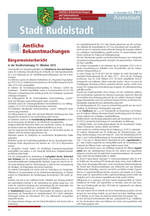 Amtsblatt 19/2012 vom 14. November 2012