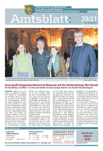 Amtsblatt 20/2021 vom 28. Oktober 2021