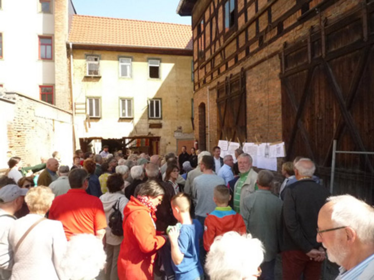 "Tag der Städtebauförderung 2018" lockt zahlreiche Besucher. Foto: Stadtverwaltung Rudolstadt