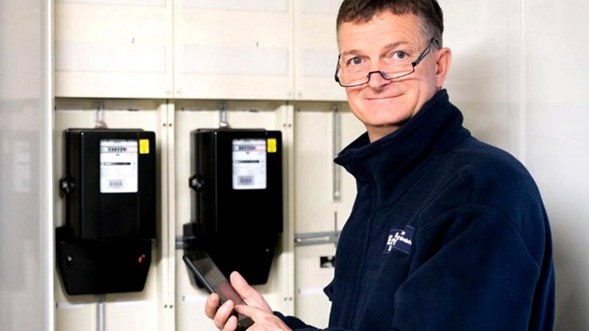 Zählerablesung in Rudolstadt im Zeitraum vom  11. November 2019  bis 10. Januar 2020. Foto: André Kranert