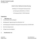 34. Sitzung am 06.06.2023