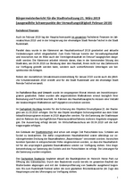 Bürgermeisterbericht März 2019