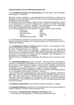 Bürgermeisterbericht März 2013