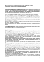 Bürgermeisterbericht Juli 2014