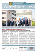 Amtsblatt 09/25 vom 15. Mai 2025