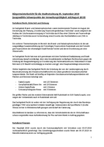 Bürgermeisterbericht September 2019