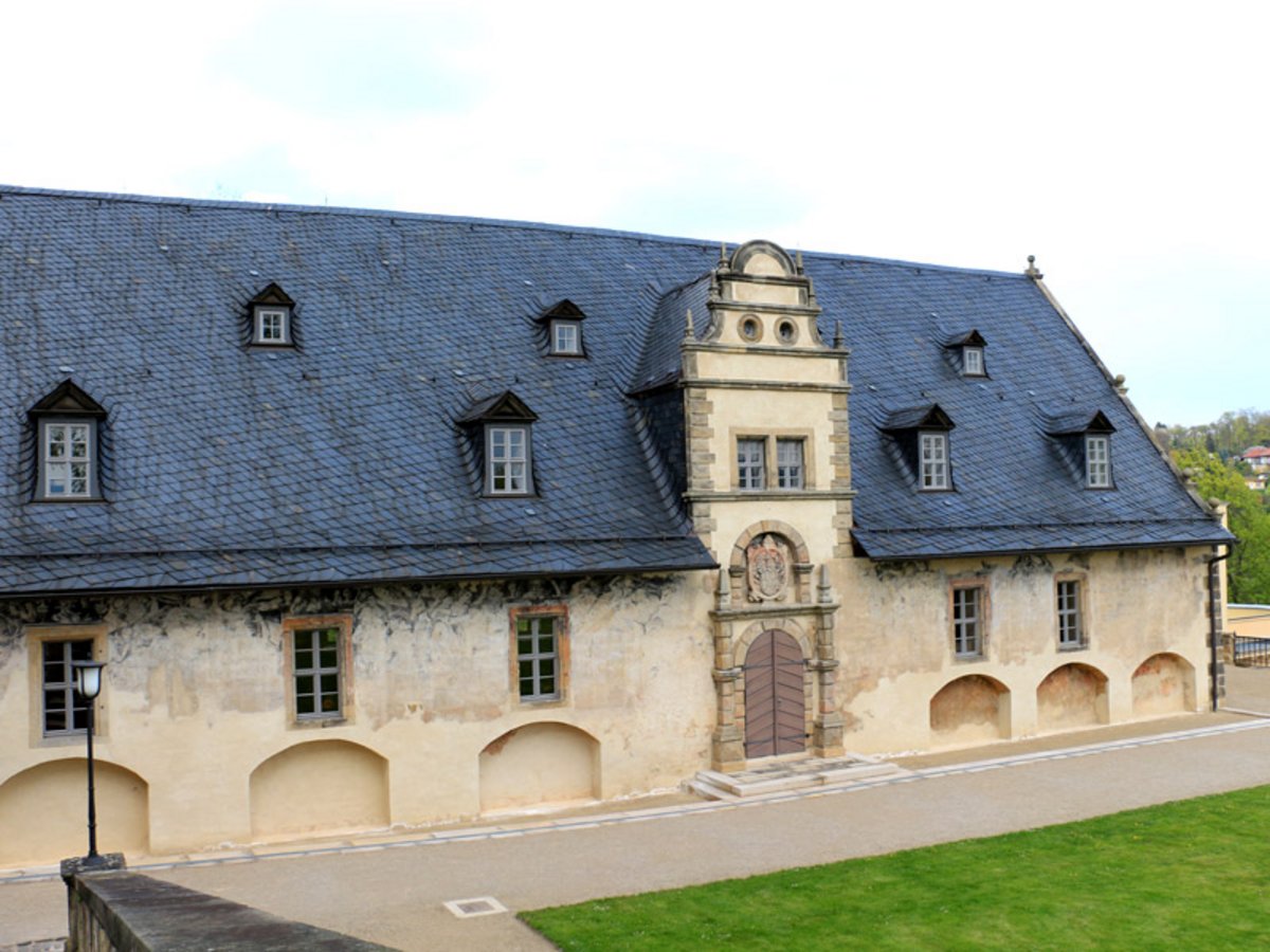 Das Reithaus auf Schloss Heidecksburg.