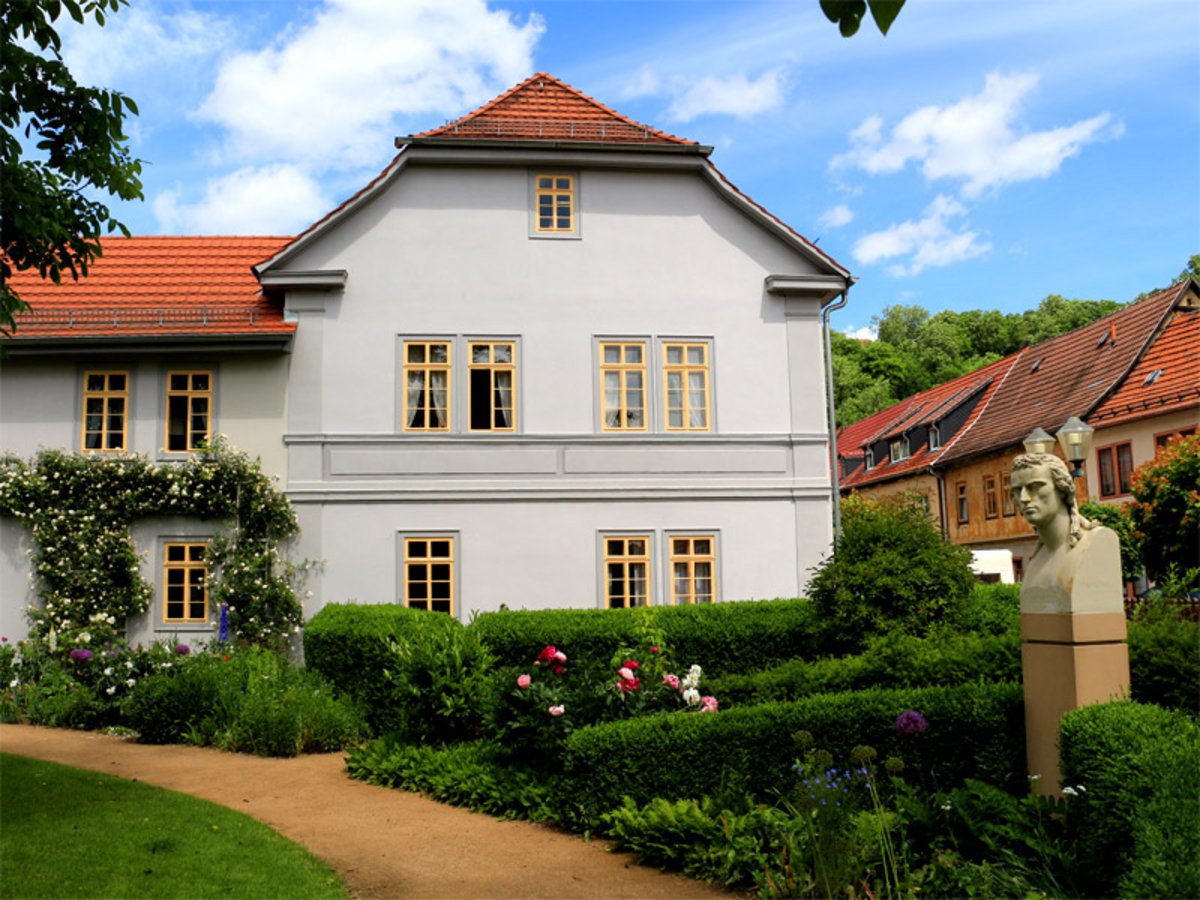 Das Schillerhaus in der Schillerstraße in Rudolstadt.