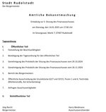 5. Sitzung am 14.01.2025 5. Sitzung am 14.01.2025