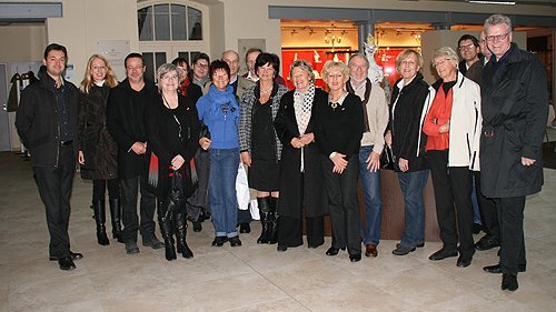 Foto (Anton Sacher): Besuch der Gläsernen Manufaktur in Volkstedt