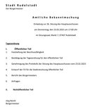 36. Sitzung am 23.03.2023