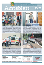Amtsblatt 15/2021 vom 19. August 2021