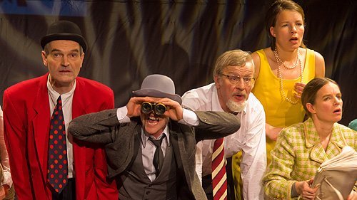 "Homage an Loriot" - Theater Oberschwaben-Bodensee. Foto Michael Kettel