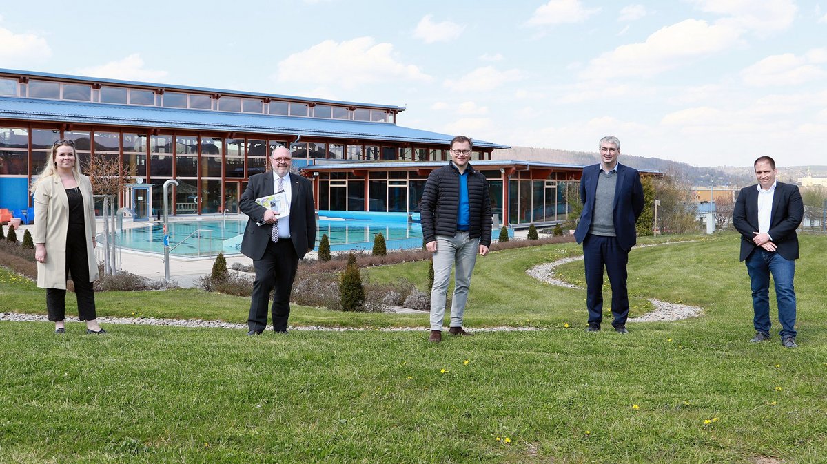 Bundestagsmitglied Carsten Schneider besuchte Ende April das Saalemaxx in Rudolstadt