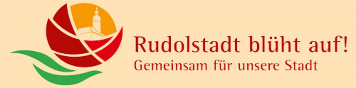 Logo der Initiative "Rudolstadt blüht auf"