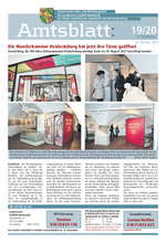 Amtsblatt 19/2020 vom 29. Oktober 2020